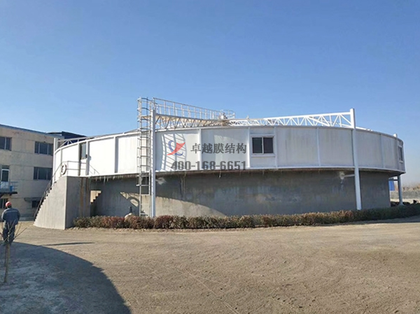 臨夏商業(yè)街膜結(jié)構遮陽棚設計案例 　　