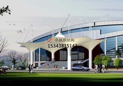 膜結(jié)構(gòu)大門、建筑入口效果圖